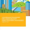 A Governance Framework for Climate Relevant Public Investment Management