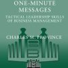 Patton's One-Minute Messages: Tactical Leadership Skills of Business Managers