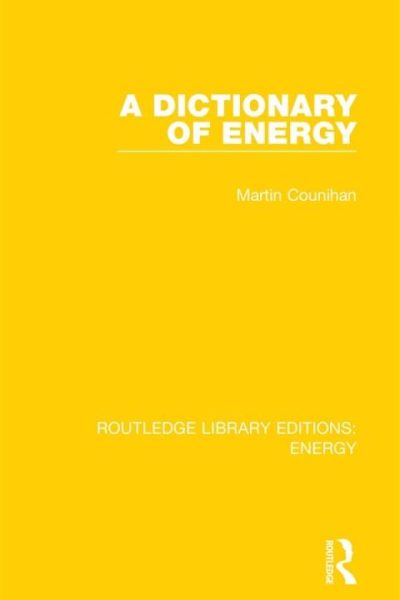 A Dictionary of Energy