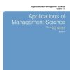 Applications of Management Science