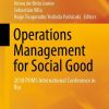 Operations Management for Social Good: 2018 POMS International Conference in Rio