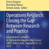 Operations Research: Closing the Gap Between Research and Practice: International Conference on Optimization and Decision Science (ODS), Badesi, Italy, September 8-12, 2024