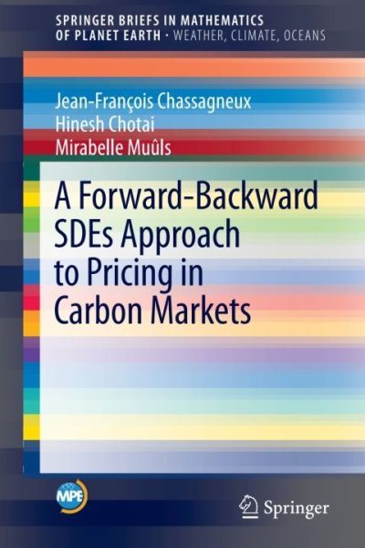 A Forward-Backward SDEs Approach to Pricing in Carbon Markets