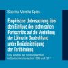 Empirische Untersuchung ueber den Einfluss des technischen Fortschritts auf die Verteilung der Loehne in Deutschland unter Beruecksichtigung der Tarifbindung: Eine Analyse der Lohnungleichheit in Deutschland zwischen 1996 und 2017