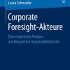 Corporate Foresight-Akteure: Eine empirische Analyse am Beispiel der Automobilindustrie