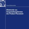 Effektivität von Ausgestaltungsformenen des Product Placement