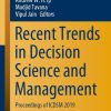 Recent Trends in Decision Science and Management: Proceedings of ICDSM 2019